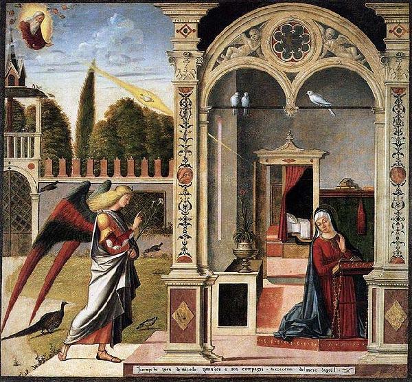 Vittore Carpaccio The Annunciation oil painting image